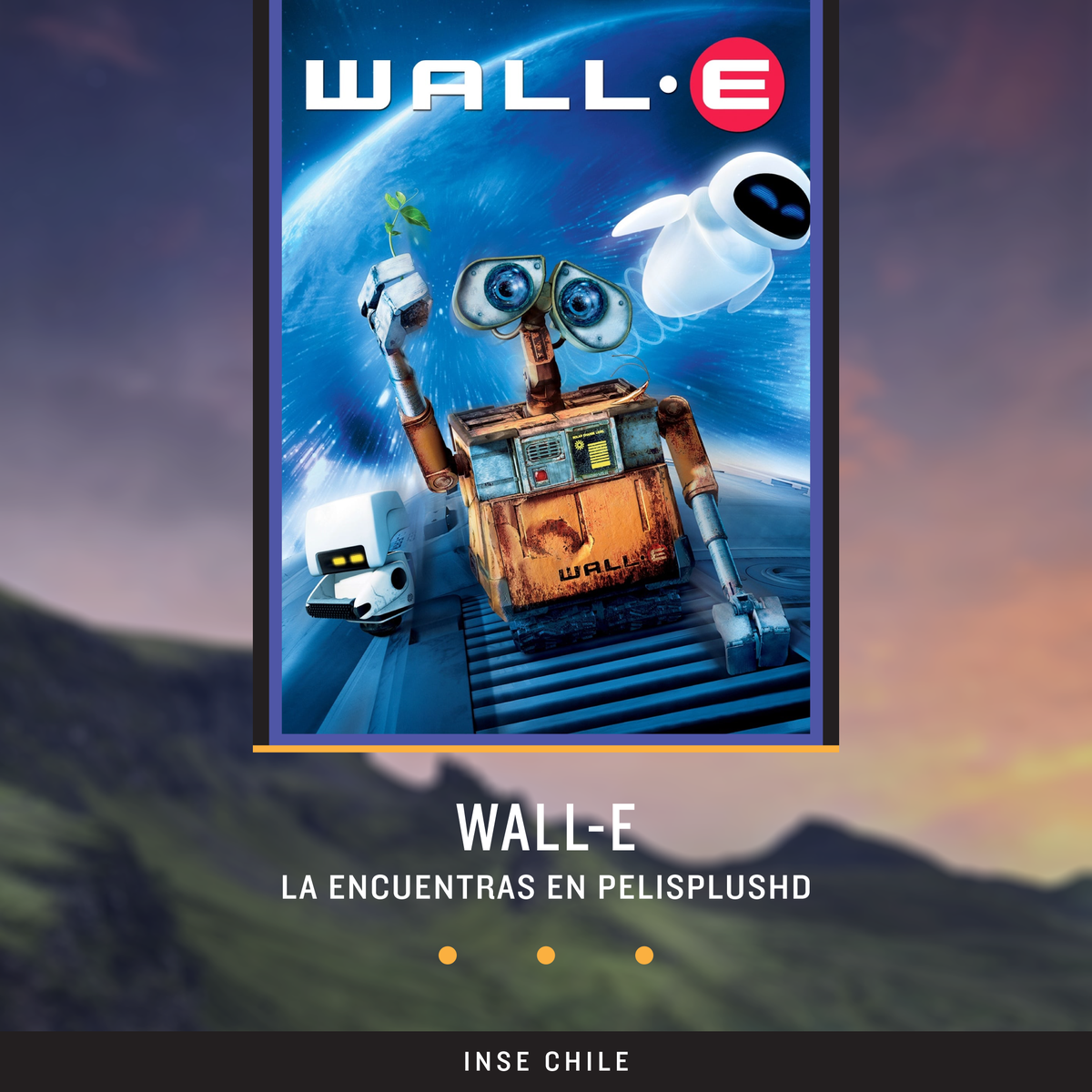 INSE_CHILE's tweet photo. 📽️ Intensamente
📽️ Wall-e 

#peliculas #cine #familia #quedateencasa #cuarentena #findesemana #viernes #intensamente #walle #niñez #amistad #empatia #amor #sentimientos #conciencia #chile #elpuebloayudaalpueblo #sename #nomassename #infancia #recomendaciones https://t.co/wSfYwI5Yqk