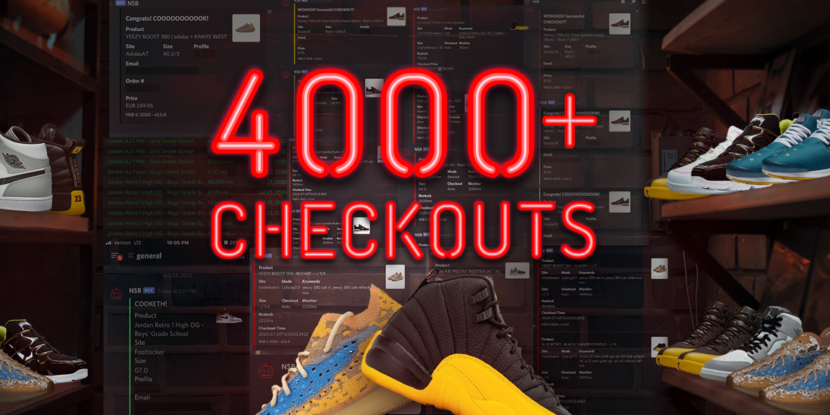 nsb_bot's tweet photo. Random RT Wins NSB2.0

4,000+ Checkouts by NSB users today including

THOUSANDS of Jordan 12's, HUNDREDS of 380 Reflectives, Stussys, restocks &amp; more 🔥

The Jordan Off-White dropping tomorrow, how many pairs will you go for? 🍳 https://t.co/84AC577kNO