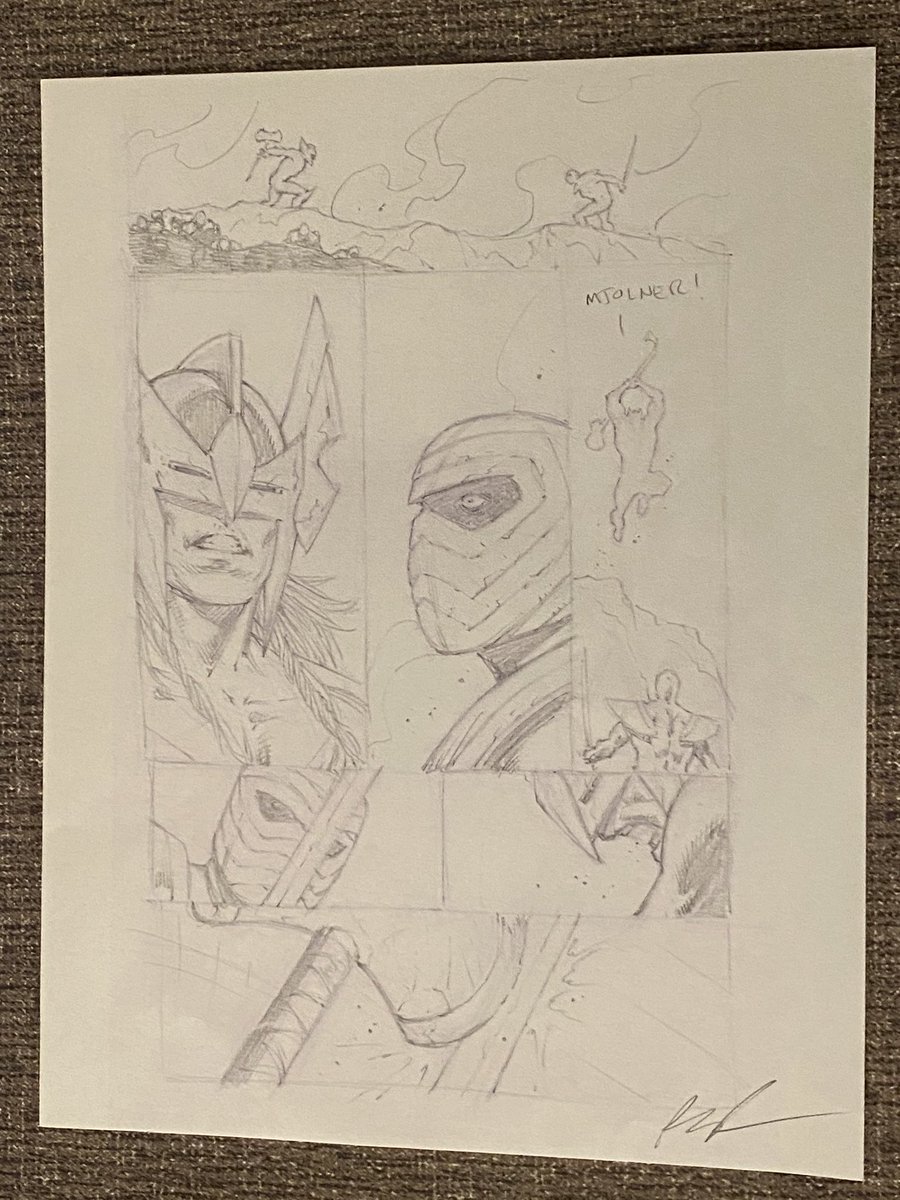 mindfawk's tweet image. Original art from #SnakeEyes Dead Game #1 by @robertliefeld! So excited to own these! Such a great read, can’t wait to see where the series goes. Really surprised that these arrived so quickly! Well packaged too! Framing coming soon! #deadpoolsdaddy #scarlett #thor #kirigun