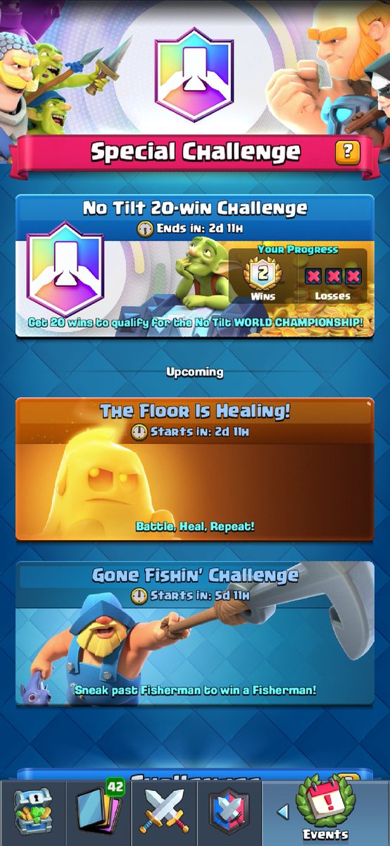 saketkr2k11's tweet photo. @ClashRoyale bug or no more re entry https://t.co/od8ktO4LHz