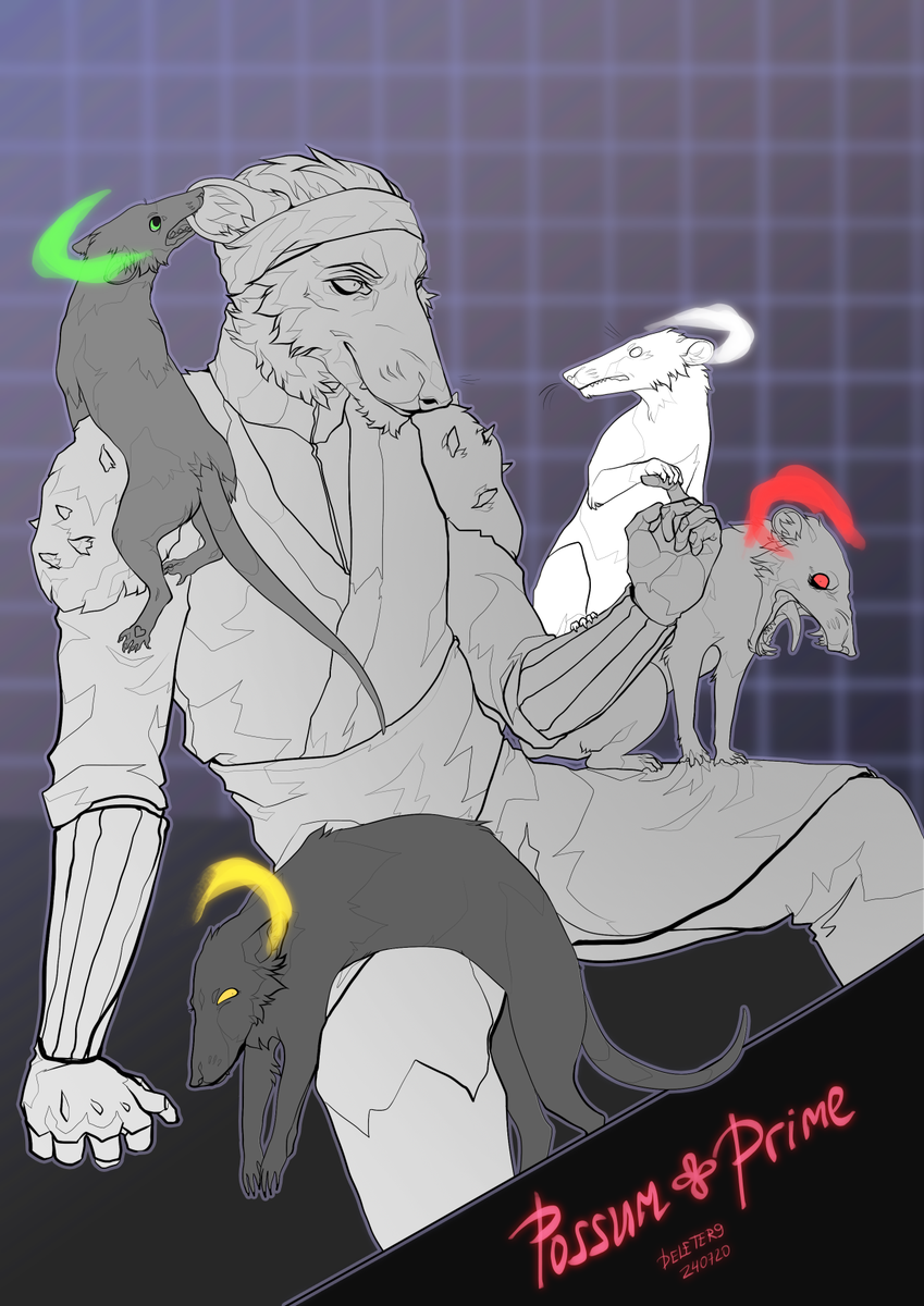 Deleter09's tweet image. A year-old idea of drawing Drifter and guardian roles as opossums...
Please tell me if I should color it, I really don't know which way would it look better! 💦💦💦
#destiny / #destiny2 / #gambitprime
