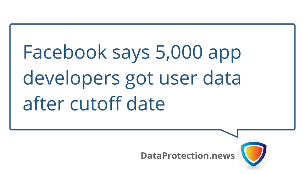A Facebook privacy mechanism blocks apps from receiving user data if users didn't use an app for 90 days.

Read the full article: Facebook says 5,000 app developers got user data after cutoff date
▸ read.fyi/d827bdd0

#Privacy #GDPR #CyberSecurity #Dataprotection