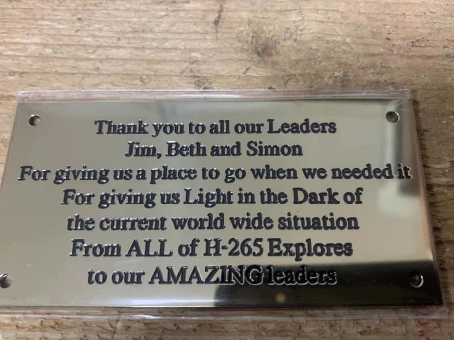 We’re back!!!Keeping it safe and simple, just catching up, chatting, laughing and lifting the gloom.Even the rain couldn’t dampen the atmosphere.And then there is the little gesture that made a whole term of Zoom worthwhile. You lot are awesome. #h265esu #explorerscouts #campfire