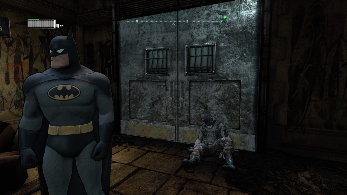 23142n0g's tweet photo. Today I'm a #Batmancartoon #ArkhamCity #PS4share https://t.co/OyRa5yrtAn