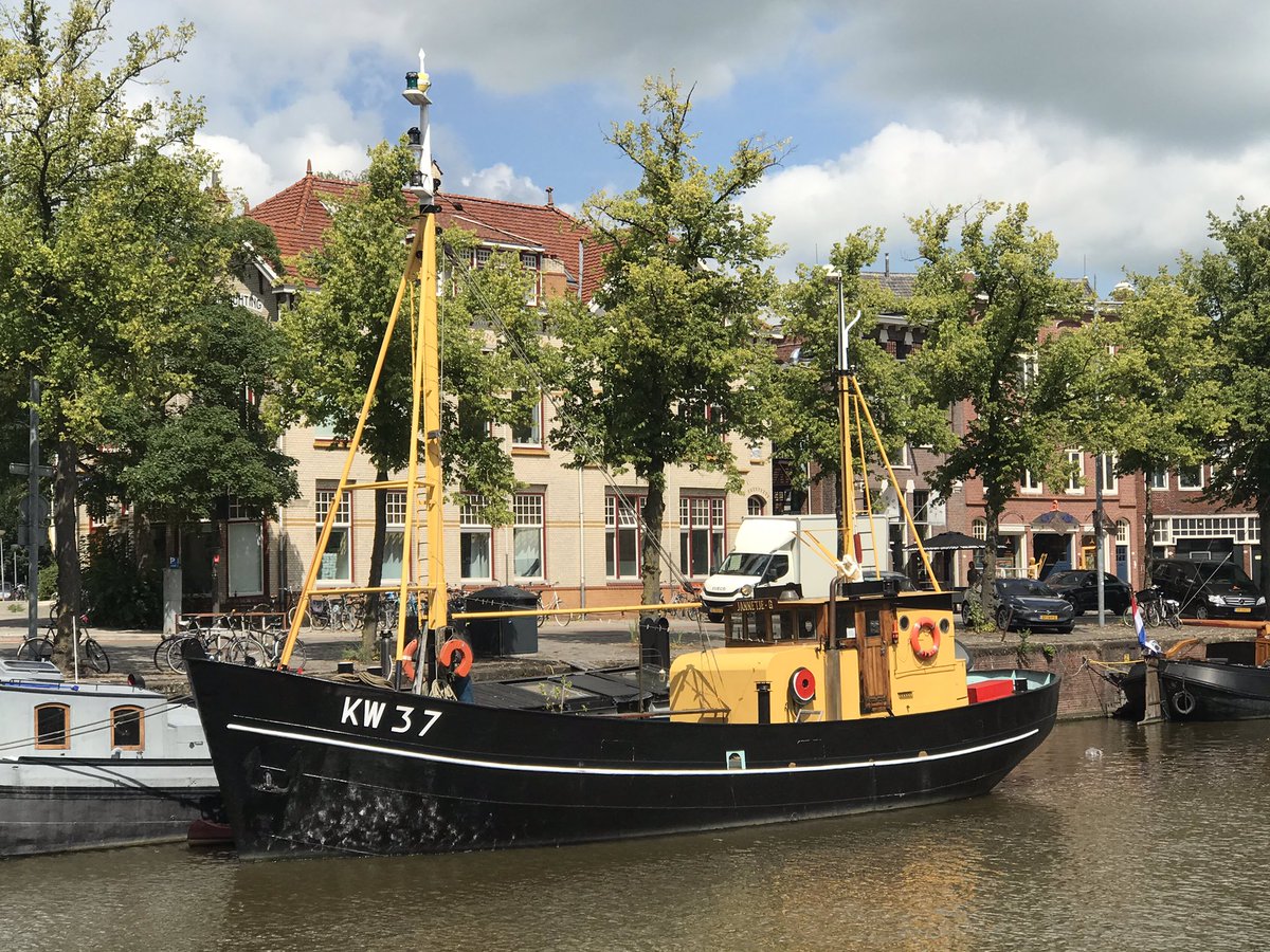 Dat ligt hier in het mooie #Groningen voor de kant te genieten van zijn pensioen 🦐 #KW37 #pieterpad