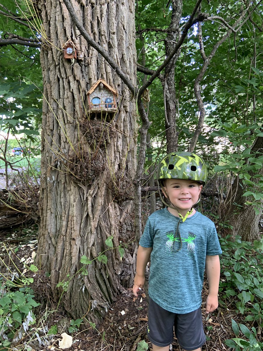 Mrs_Drumm's tweet photo. We spent the morning biking through the #royalrecreationaltrail looking for fairy doors hidden all around the trees! https://t.co/qMG4EEjq7A