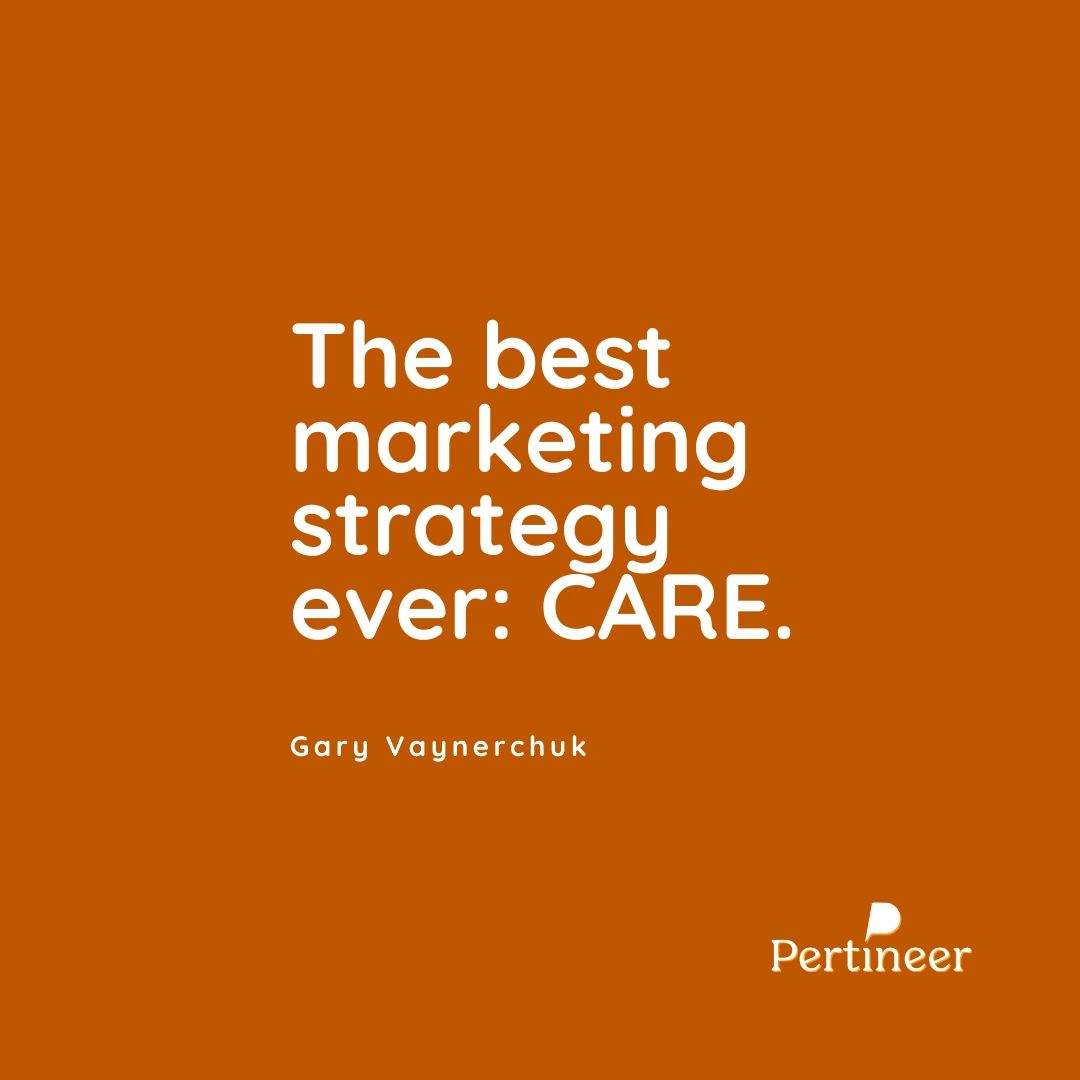 getpertineer's tweet photo. "The best marketing strategy ever: CARE."
~ Gary Vaynerchuk
#pardnerup #socialmedia #socialmediamanagement https://t.co/lEp5Fq4SJk
