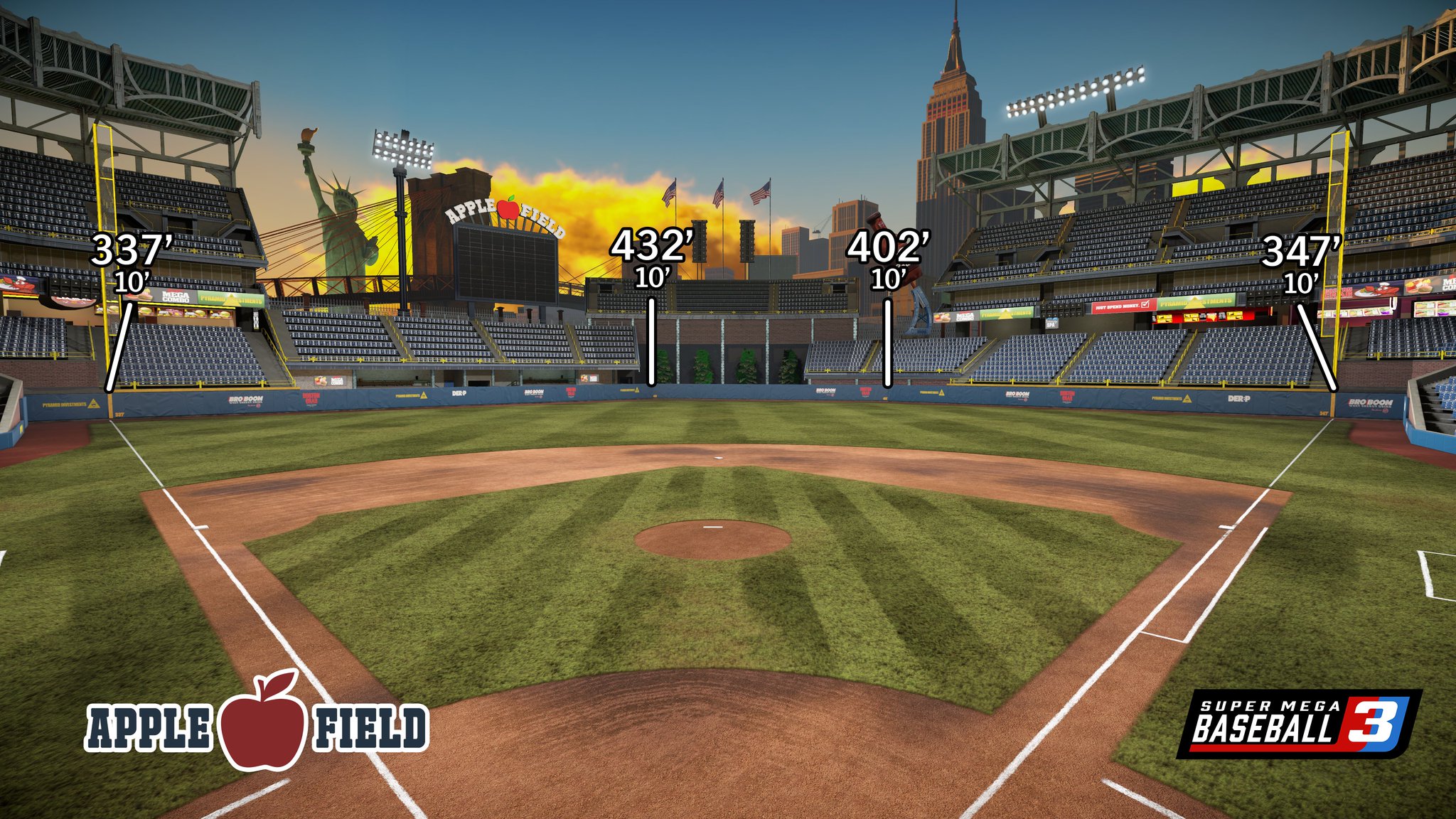 Super Mega Baseball The Perfect Field For Some Grand Salami Supermegabaseball3 Smb3ballparks