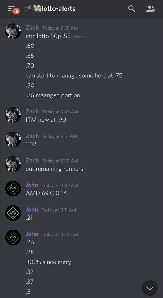 OptionBulls's tweet photo. Trades of the Day 💰
$AMD .14 ➡️ 1.05
$INTC .55 ➡️ 1.02 
$TSLA 13.58 ➡️ 28.15 
$AMZN 25.68 ➡️ 42.00
$NFLX 4.45 ➡️ 6.35
#JOINTHEBULLS $39/MONTH 

$SPY $ROKU $SPCE $MRNA $SPOT $SHOP $BYND $AAPL $MSFT $NVDA https://t.co/HKJIWH56mn