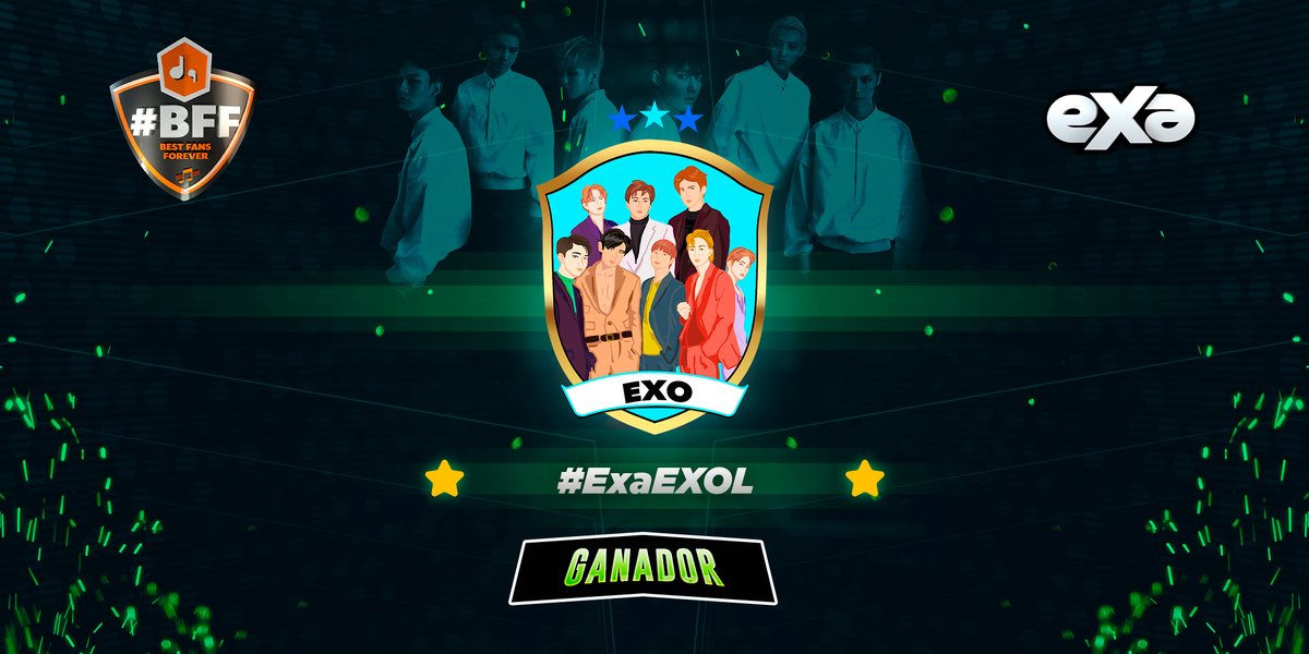 exatv's tweet photo. El ganador del primer enfrentamiento de KPOP en #exaBFF son @weareoneEXO ¡Felicidades a todos los #ExaEXOL! Prepárense para el próximo encuentro🏆🏅. Sigue los detalles en 👉👉https://t.co/VlUIJsbtoK https://t.co/oKst3iUVJW