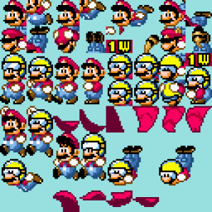 Super Mario World Cape Sprite