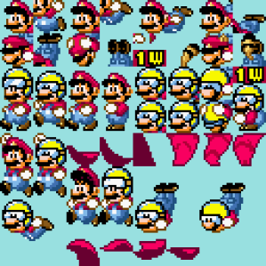 super mario world cape sprite