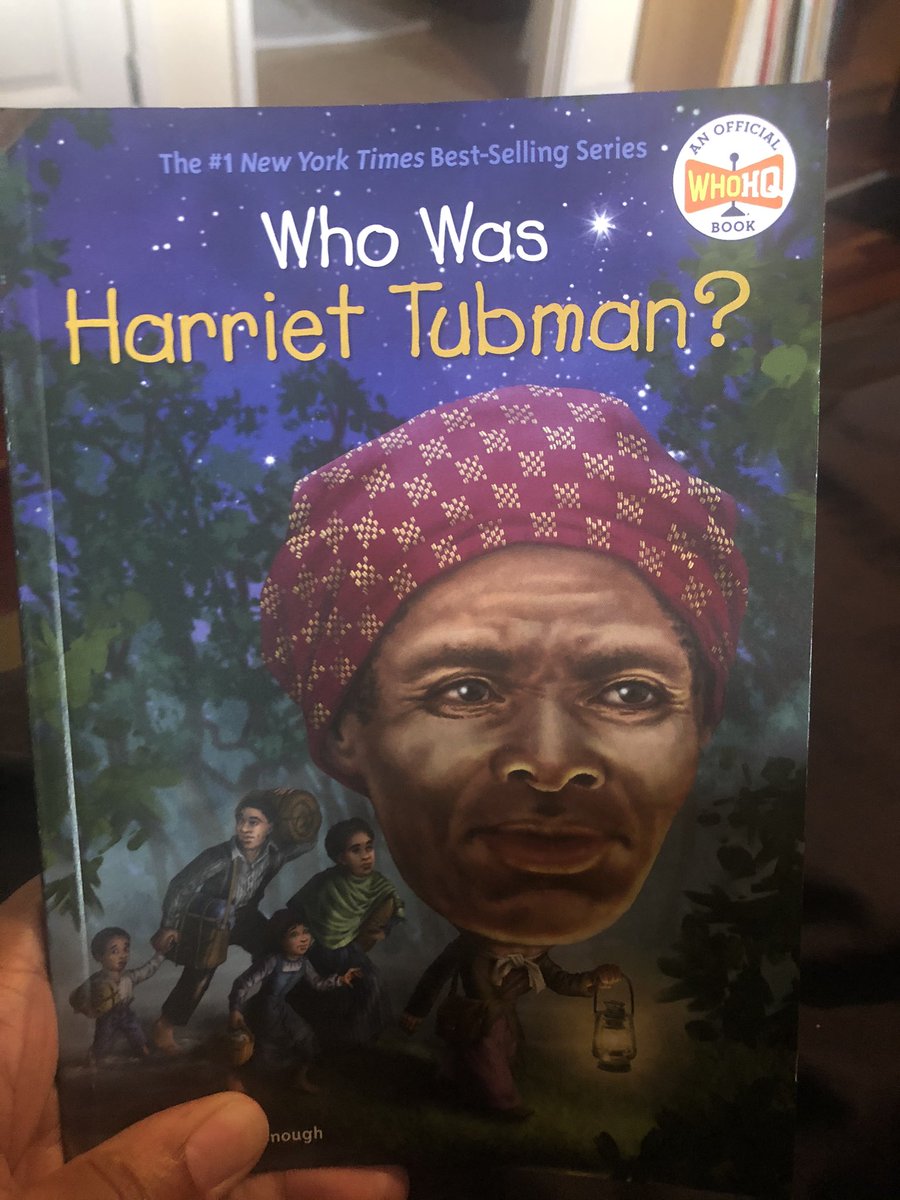 Reading this book on  #HarrietTubman with my kiddo today & even they have changed their language to “kidnapped” when referring to what was done to enslaved African people. Mainstream media needs to catch up like yesterday.