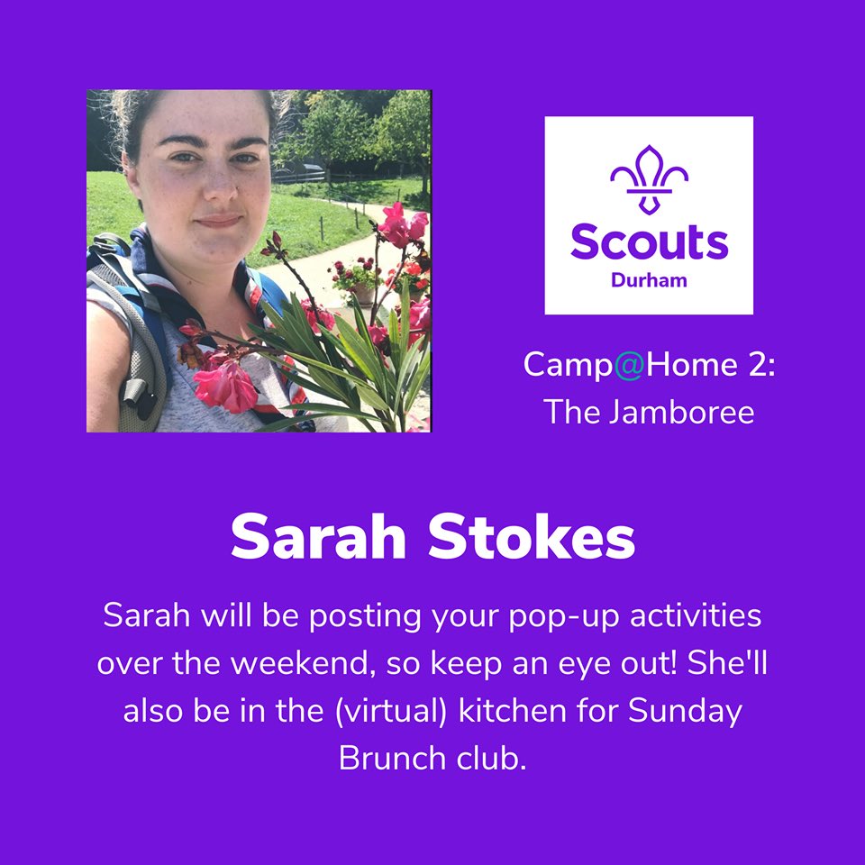 We’ll be introducing all your leaders for <a href="/durhamscouts/">Durham Scouts</a> ‘Camp@Home 2: The Jamboree’ the morning before camp, so you know who’s looking after you for the weekend.

(Also, for a non-designer, pretty pleased with this. Some tweaks to go, but it’ll do!)