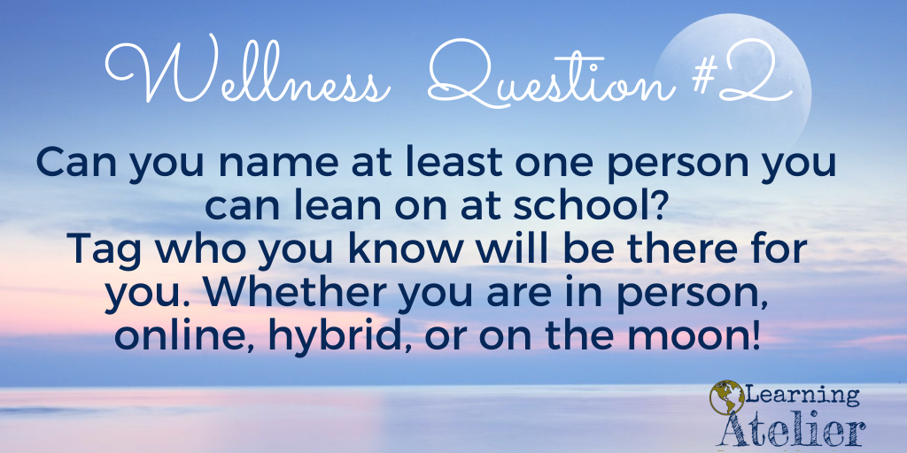 learningatelier's tweet image. Before we reopen, continue drafting your wellness plan! Having at least one colleague you can trust and go to is essential. 

#LearningAtelier #Wellness #ReopeningSchools