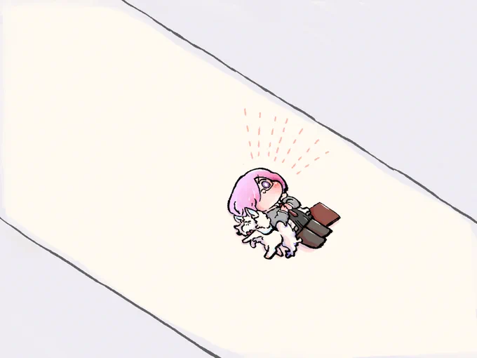 あ、フォウさんが落ちてます! 
