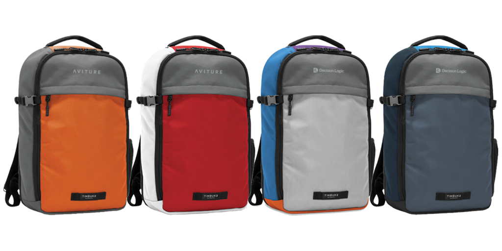 aviture's tweet photo. Special thanks to @timbuk2 for giving our Aviturians a chance to design their own bag during #CastawayWeek! Everyone got to flex their creativity muscles and make a bag that best fit their personality. Take a look at some of these awesome bags that were designed! https://t.co/EO6KyncMEc