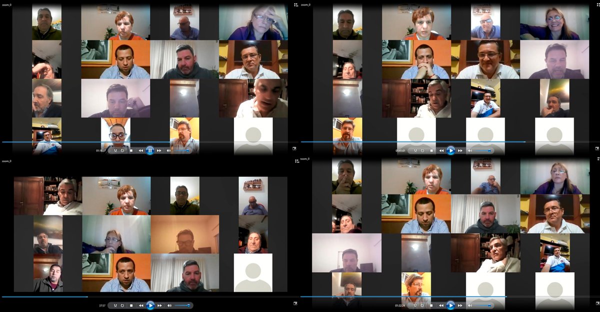 PartidoUP's tweet photo. Autonvocados por zoom los delegados de UP  dieron  su mirada sobre la  realidad de cada distrito y la importancia de rearmar el peronismo frente al 2021. Unificaron su criterio de apoyar la posición nacional “centro” siguiendo lo expresado claramente  por Juan D. Perón. https://t.co/iYXNbWNh3d