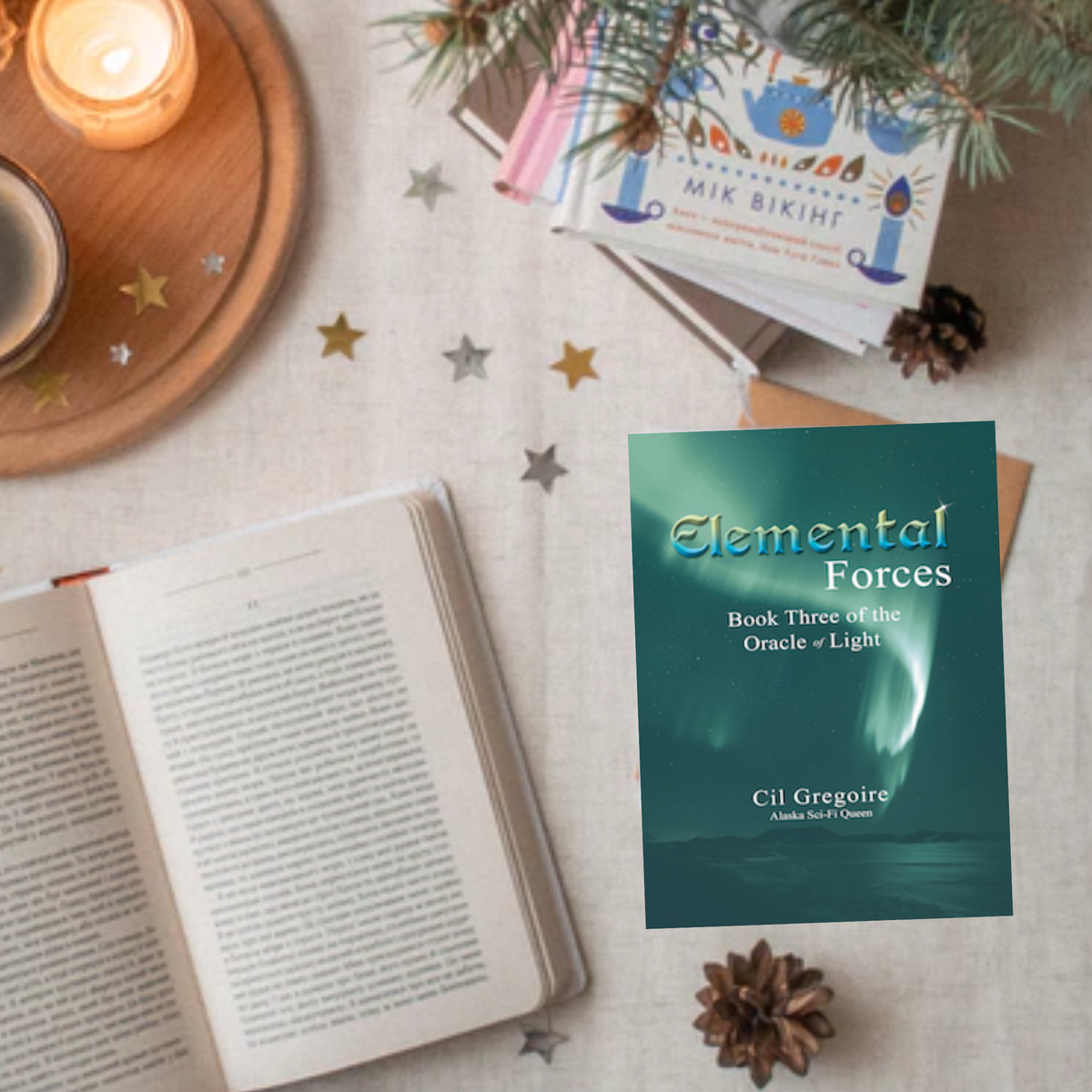 Elemental Forces: Book Three of the Oracle of Light by Cil Gregoire <a href="/CilGregoire/">Cil Gregoire</a> "Alaska Sci-Fi Queen''

📚Learn more: bit.ly/32UVTgK

#authormasterminds #readingtime #readersandwritersbookclub #bookpost #bookpublisher #bestseller #bookgenre #bookclub #writingcommunity