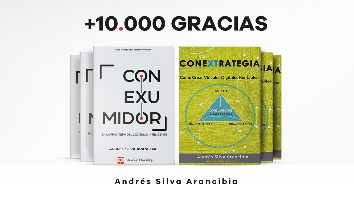 andressilvaa's tweet photo. Hemos superado los 10.000 ejemplares vendidos de
@conextrategia + @conexumidor. Muchas gracias a todas las lectoras y lectores por haber confiado en mi trabajo!! #Conextrategia #Conexumidor https://t.co/tEyaFUA9NC