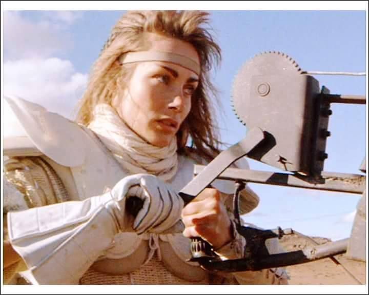 Only just clocked that Australian actress Virginia Hey, who plays General Pushkin's mistress Rubavitch in THE LIVING DAYLIGHTS, also plays the Warrior Woman in MAD MAX 2 (and also Pa'u Zotoh Zhaan in FARSCAPE).