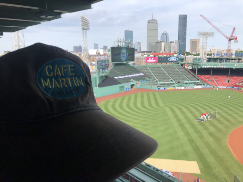 Steve_DaSilva's tweet photo. #RedSox #OpeningDay2020 #OnlyAtCafeMartin https://t.co/MAEiIKF3sE