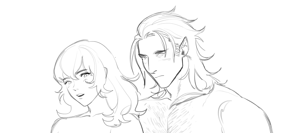 summer heat in my city has been awful and drawing is almost impossible ^__T but them