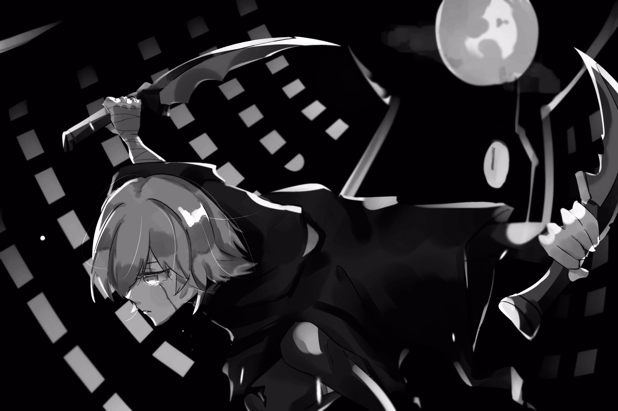 تويتر さとら على تويتر 絵をモノクロにするとかっこいい 背景黒は映えますな T Co Qyyqpv8fbb