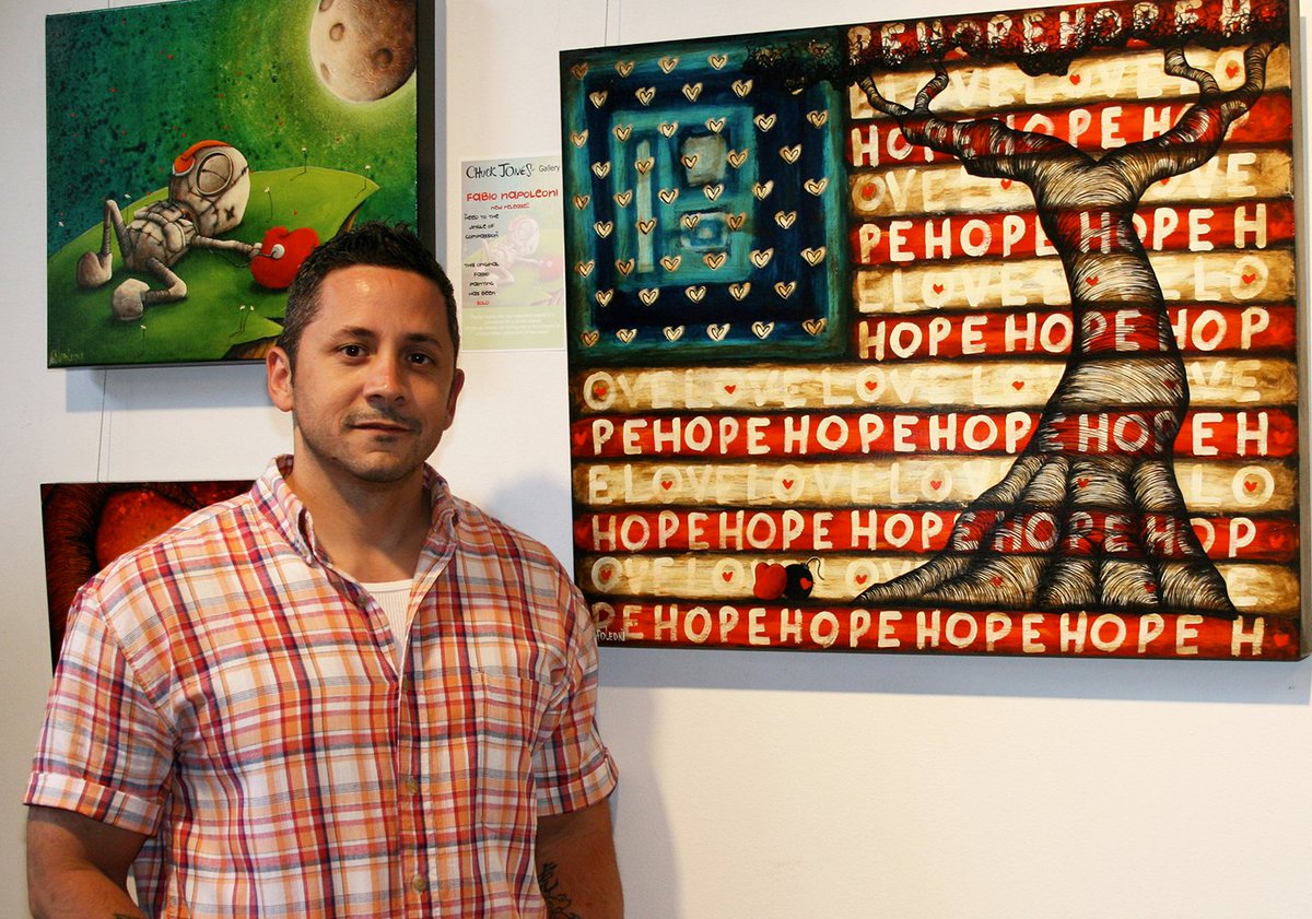 Tonite @ 5PM PDT facebook.com/officialchuckj…, we interview artist, Fabio Napoleoni. Hosted by Ben Olson of <a href="/3MAStudios/">Ben Olson</a> Auction at 7 PM at bit.ly/NapoleoniStudi… and more info at blog.chuckjones.com #creativity #homage #fabionapoleoni