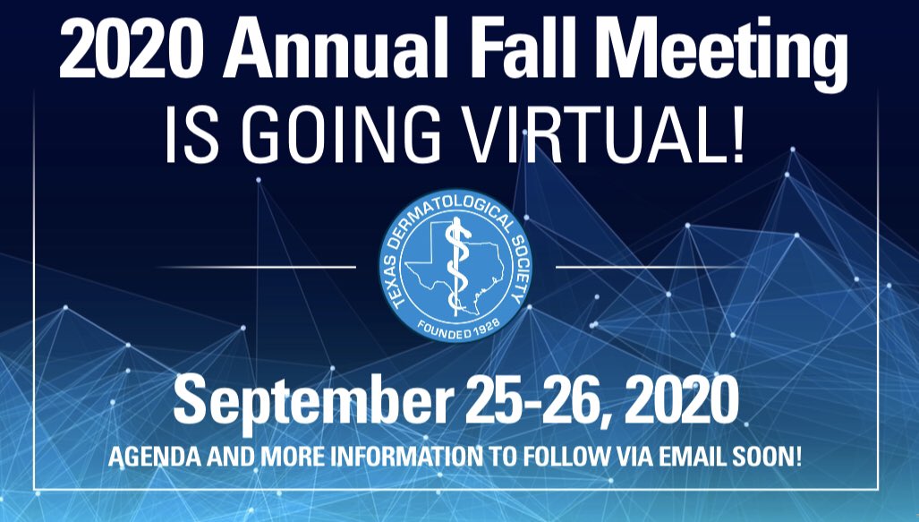 Texas Dermatological Society tweet media