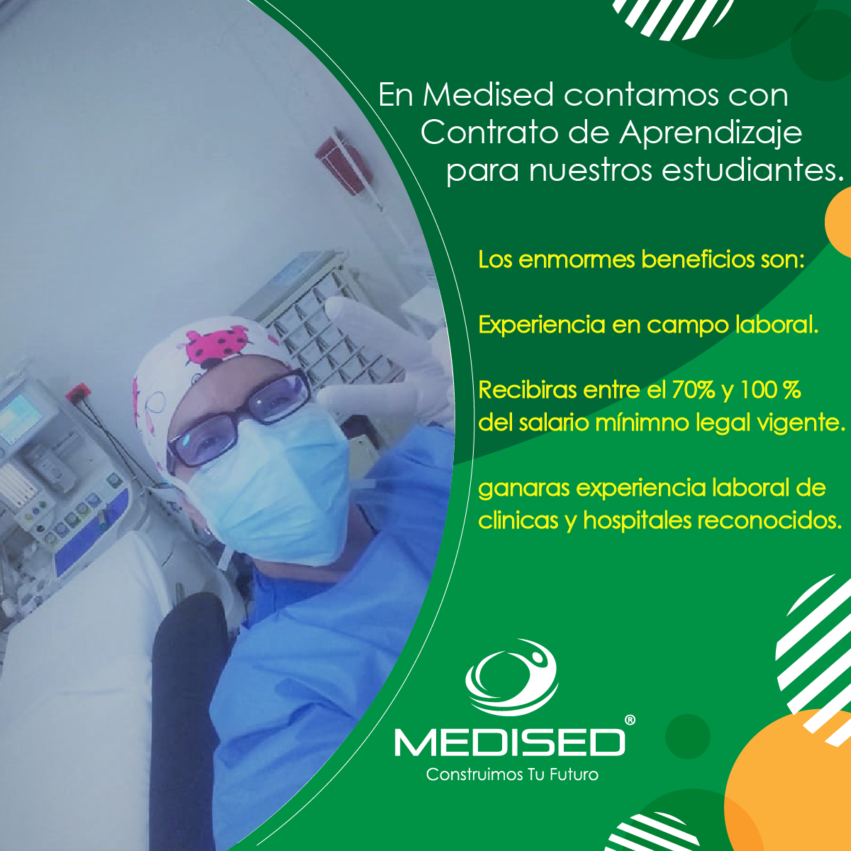 MedisedCol's tweet photo. Quisieras ser patrocinado por una gran empresa, en Medised contamos con el beneficio de contrato de aprendizaje.

Llámanos

Suba PBX: 310 2200100
Fontibón PBX: 310 2400100
Venecia PBX: 310 2300700

#ContratoDeAprendizaje#MedisedCol #Cda #ConstruimosTuFuturo#Bogotá https://t.co/ZGMEy8OrTh