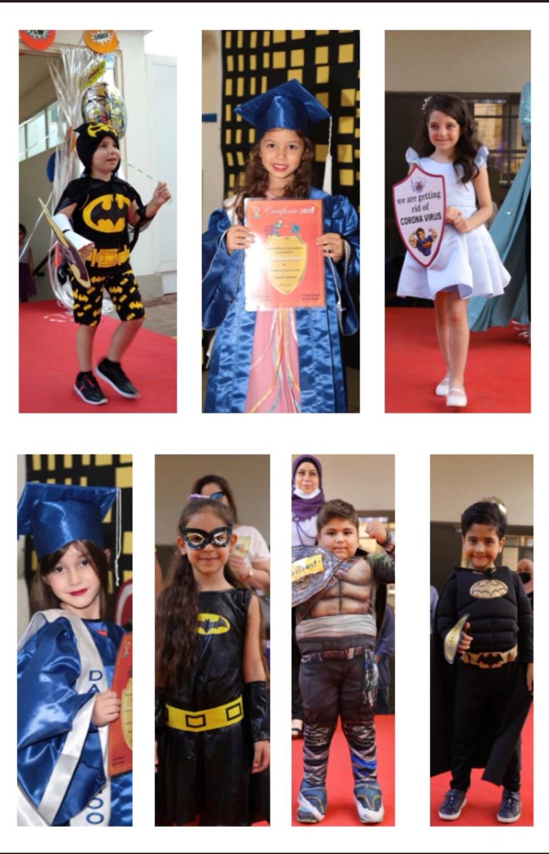 AmenaElbaba's tweet photo. Our Superheroes in KGIII @DawhaHighSchool  make the @2020_graduation so Special.
@FThaalby https://t.co/0qslUWMLyK