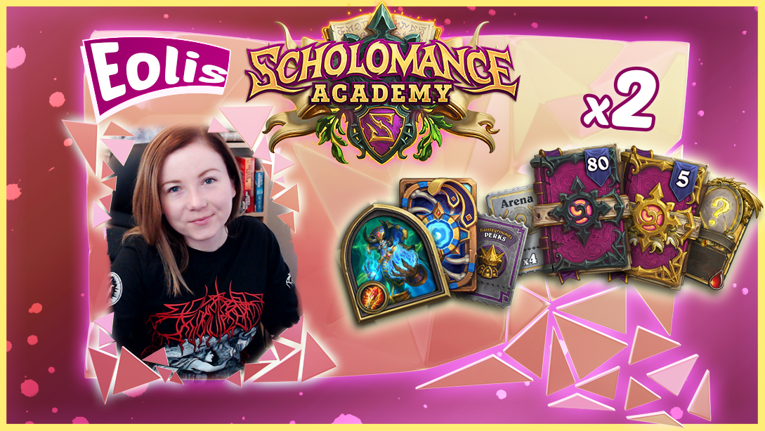 EolisTV's tweet image. Hello Hearthstonians and future Scholomancers (can we make that a thing?)

Thanks to the lovely @Blizzard_ANZ I have 2x MEGA BUNDLES to give away for the Scholomance Academy expansion ❤

To enter:
❤ Follow me @EolisTV 
❤ Like and retweet this tweet

Winners drawn 1st Aug (NZT)
