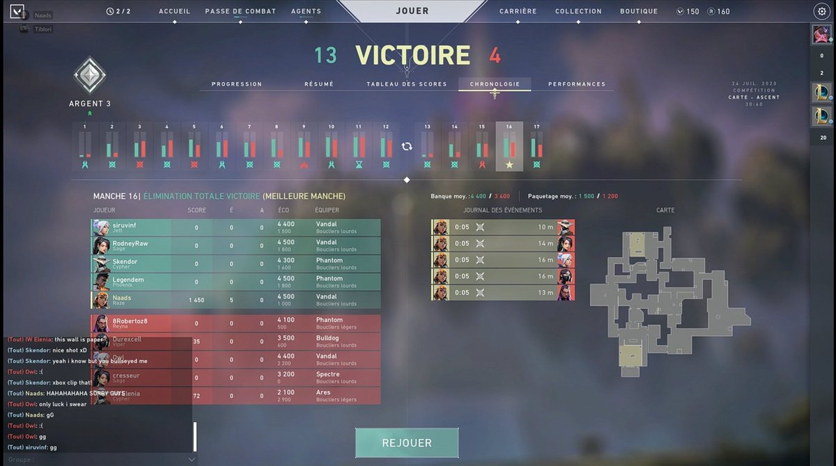 NaadsOff's tweet image. Comment terminer un round valorant en 5 secondes top chrono :
(bien évidemment ça n'arrive qu'en dehors des lives... 🙄)