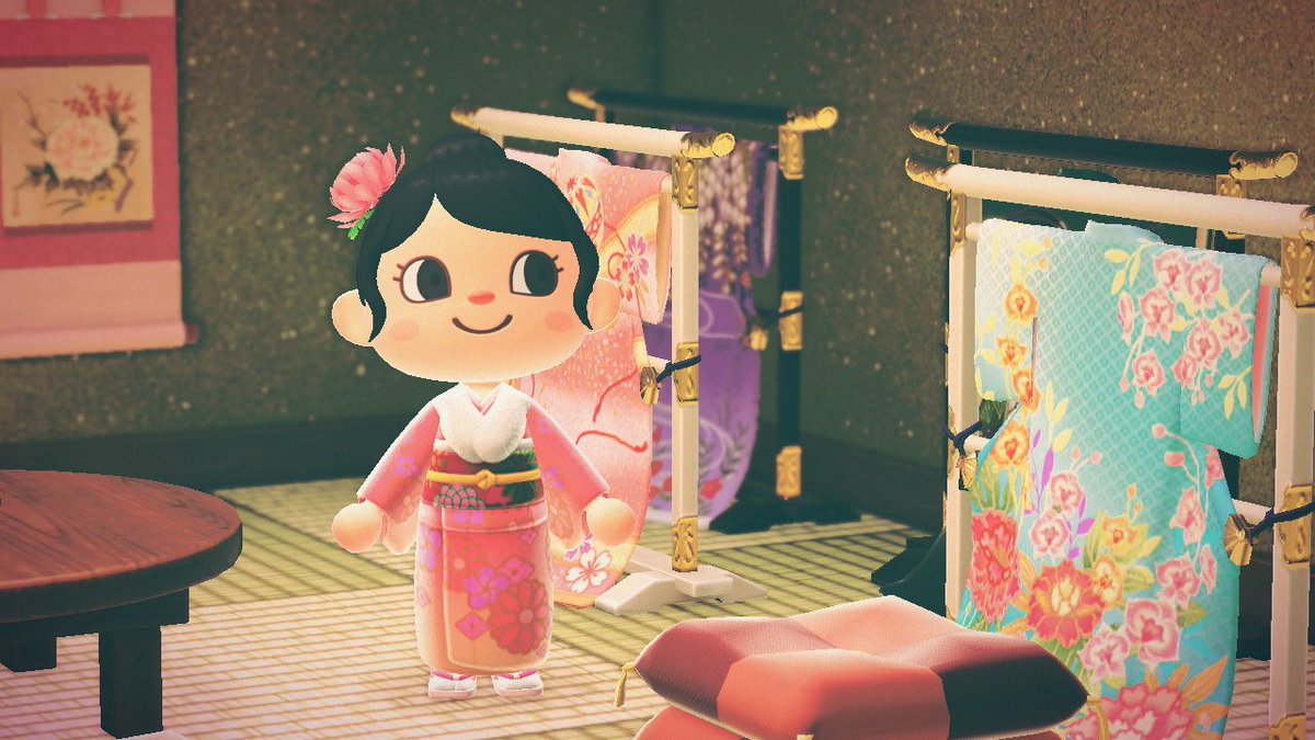 The fancy kimono in ACNH is similar to the women’s coming of age ceremony attire because of the fur stole. The coming of age ceremony in Japan is when Japanese youth celebrate adulthood on the second Monday in January on their 20th year.