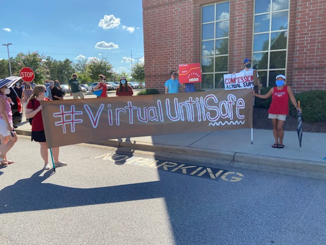 LexRich5EA's tweet photo. Thank you to everyone who participated in #VirtualUntilSafe4All yesterday! We continue to advocate for the profession of education. #RedforEd #StrongPublicSchools #LR5EA https://t.co/IEZUF1jDZR