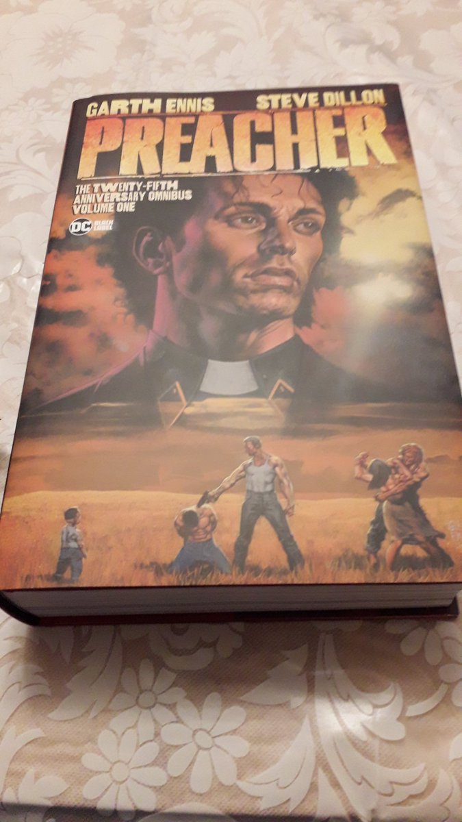 andyconnelly316's tweet photo. Currently reading- Preacher by #GarthEnnis #SteveDillon #StevePugh #CarlosEsquerra @MDHollingsworth @PSRambo #JamesSinclair @ClemRobins #GlennFabry https://t.co/lLa2qK8oWV