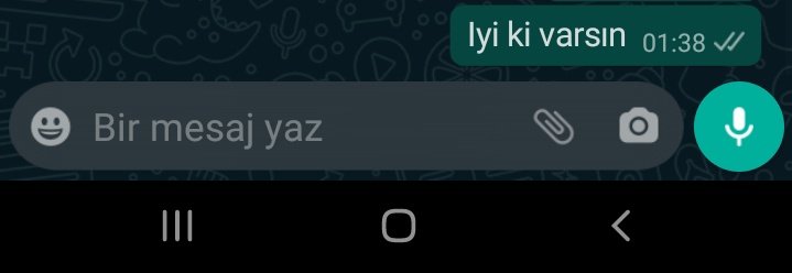 18 senedir aynı insana her gün aynı mesajı atıyorum bkn.; @ ??
