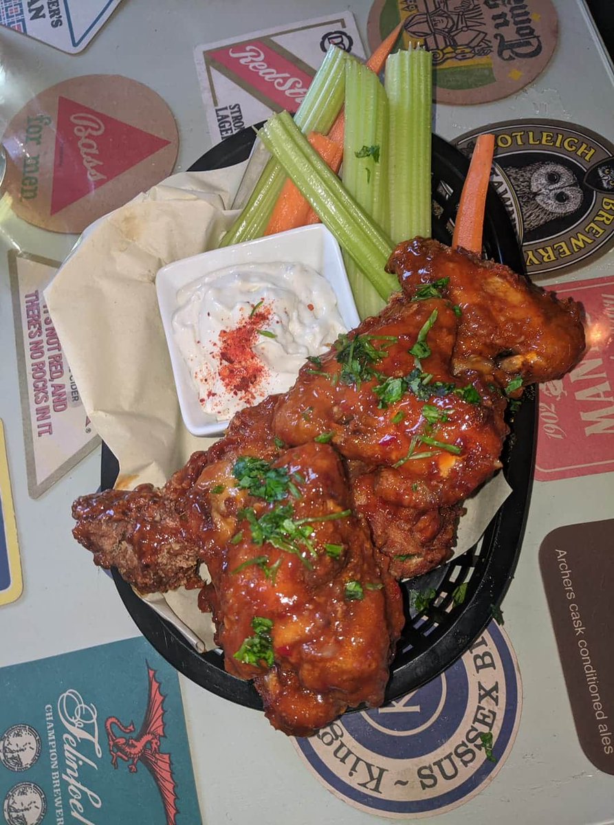 These wings are getting something of a reputation already. 

Juicy but crispy and with plenty of sauce but not soggy...

Come get some...