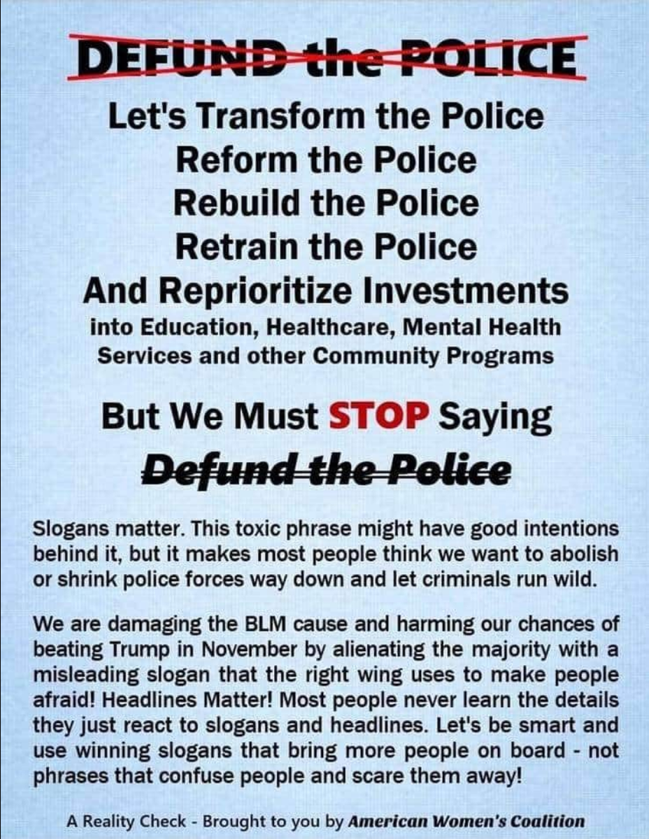 TrumpIsEvil2020's tweet photo. @ByMikeBaker @RitaOldLadyDem_ #TRANSFORMTHEPOLICE https://t.co/2DiiXU19js