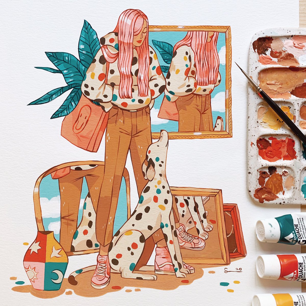Sibylline_M's tweet photo. 🌞 Recent illustrations I like 🌞 https://t.co/dodybCHDxm