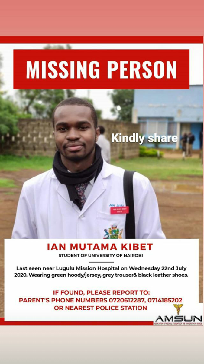 justmwihaki's tweet photo. Kindly RT. 
MISSING PERSON. https://t.co/8w2xmZtuSD
