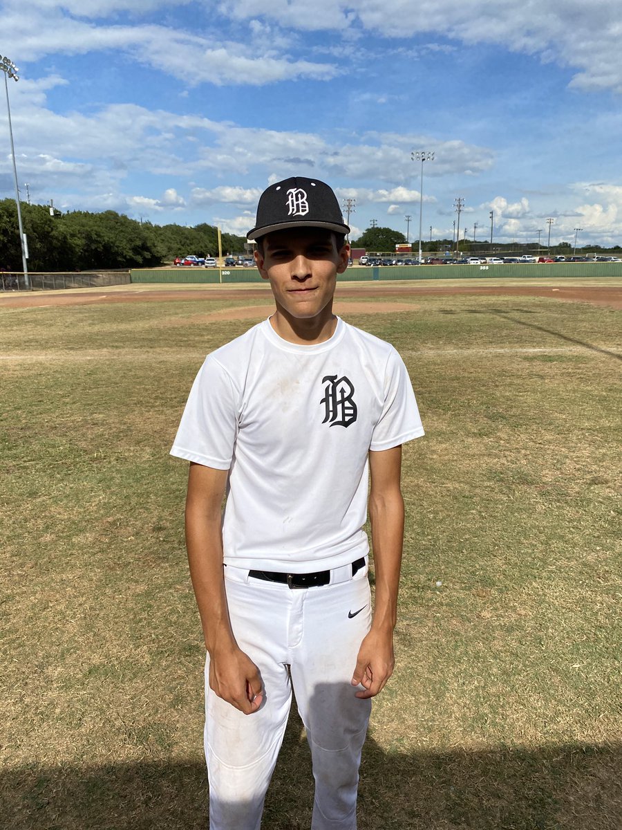FiveTool's tweet photo. @FiveToolSTX F: @HBanditos Texas 2021 12, CTX Rangers 1
PoG: Mason Loreen 4 IP, H, 10K
Hitter: @BradenHB16 2-3 RBI, 2R, SB https://t.co/KKPKEXEA7O