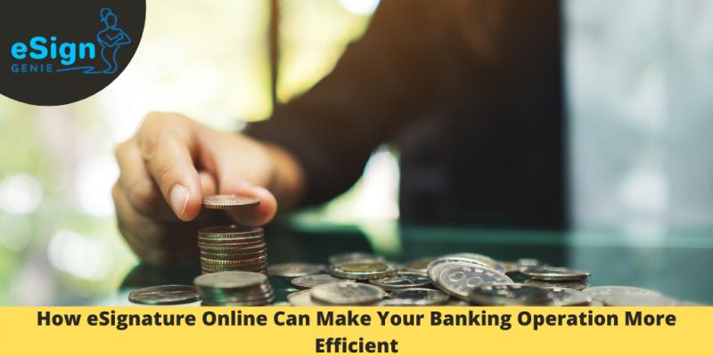 FoxiteSign's tweet photo. Explore and learn how #eSignGenie provides a straightforward answer to many difficult banking questions to take the primary steps towards #digitaltransformation, meet eSignature online, the seemingly little technology synonymous with immense benefits: https://t.co/NgorQjI2lY https://t.co/hYHyuEsgdx