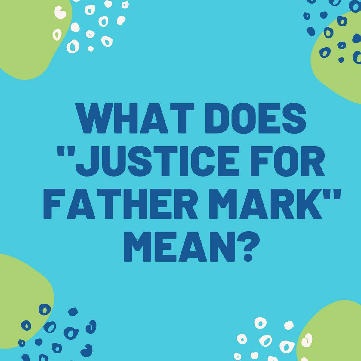 Justice4FrMark's tweet photo. What does “Justice for Father Mark” mean? A thread

In short, “"Persecuting a priest for seeking the truth does not serve the best interest of the holy Catholic Church that we all love." -Father Mark White https://t.co/f6Wvrs4ohs (1/7) https://t.co/BjXAVh59W2
