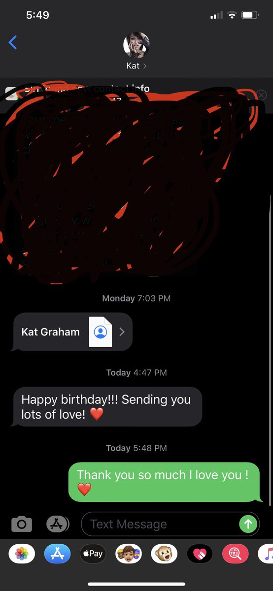 lori_724's tweet photo. @KatGraham wished me a happy birthday today &amp; I'm one of her top Fans on Facebook 🥳😭❤️ hope I get a chance to join her video chats one day Love you Kat ❤️❤️ https://t.co/oDw1j0eRBb