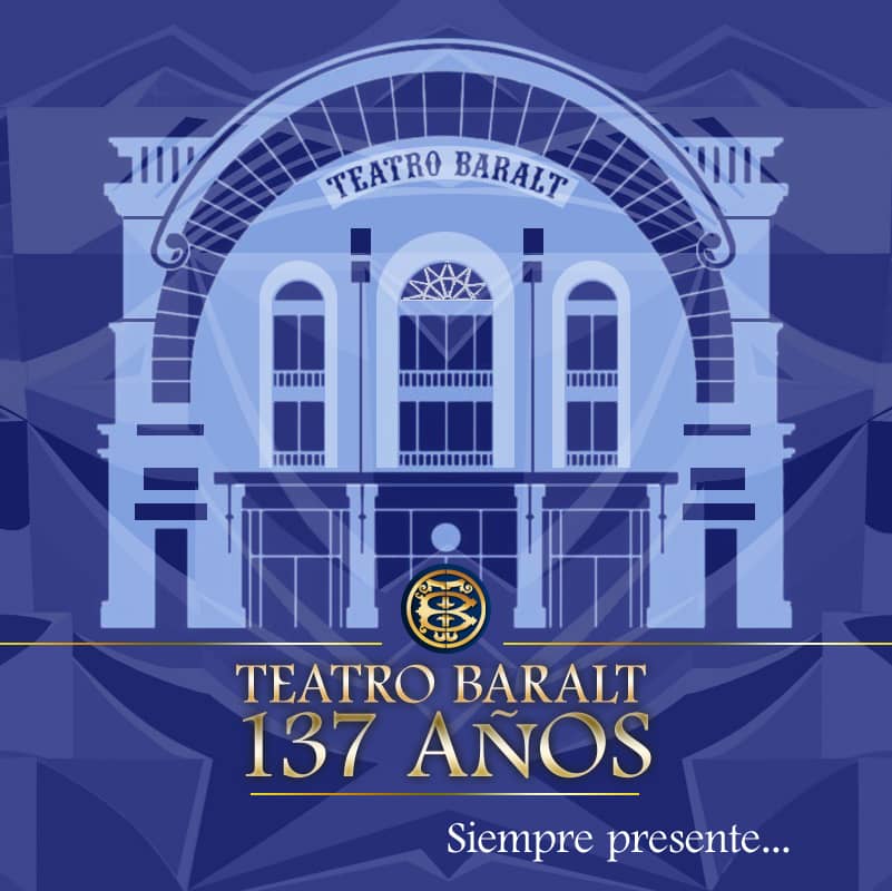 elizabethmiqv's tweet photo. Celebremos el aniversario 137 del Teatro Baralt. https://t.co/u32Nwhve6b