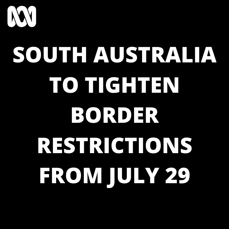 From July 29 #SouthAustralians in #Victoria will no longer be able to return to their residence to quarantine.  South Australians who do not have essential traveller status and want to re-enter the State after being in Victoria will be turned away. @abcnews @abcmelbourne