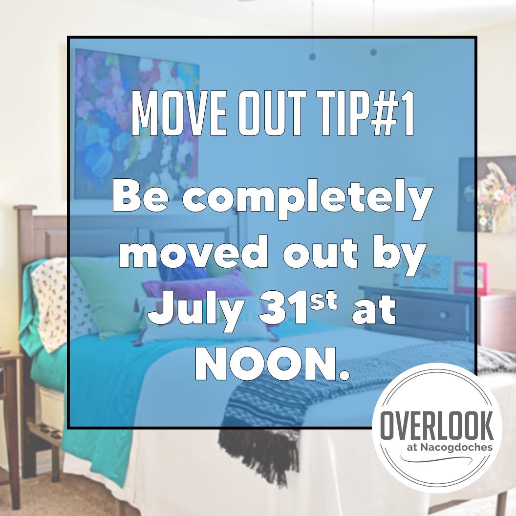 TheOverlookNac's tweet photo. Here are some tips to remember when moving out!! 

Thank you for staying with us and good luck on your future!! #overlooknac https://t.co/GPgWuyjTHj