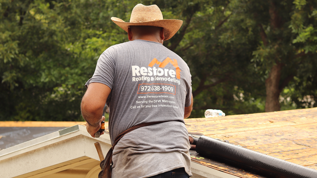 LocateWater's tweet photo. The Restore Roofing &amp; Remodeling Team is one you can trust, we hold the highest standard for the people working on your project! Give us a call for your FREE Roof Inspection 972-538-1909 Refer a Friend: https://t.co/cu2PNJN5qN #roofing #contractor #remodeling #roofs #construction https://t.co/38aGp7FUbi